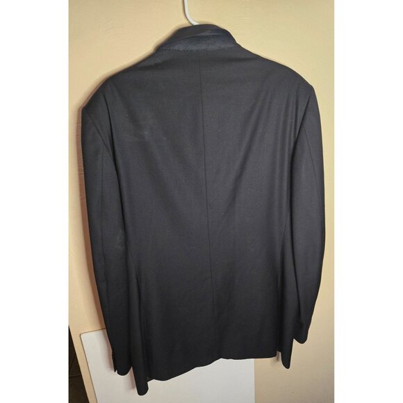 Corneliani Super 120's Extrafine Merino Wool Blazer Suit Jacket Sz 56 7L - Picture 2 of 7